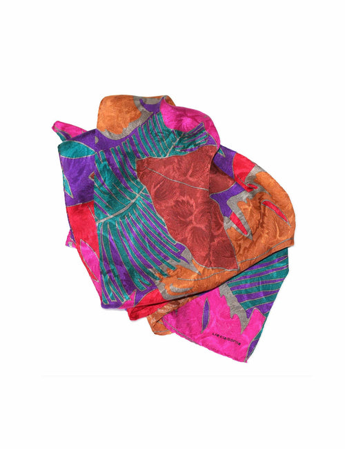 Vintage Liz Claiborne Long Silk Scarf