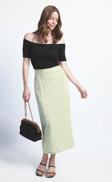 checkergreenskirtwithbag_grand
